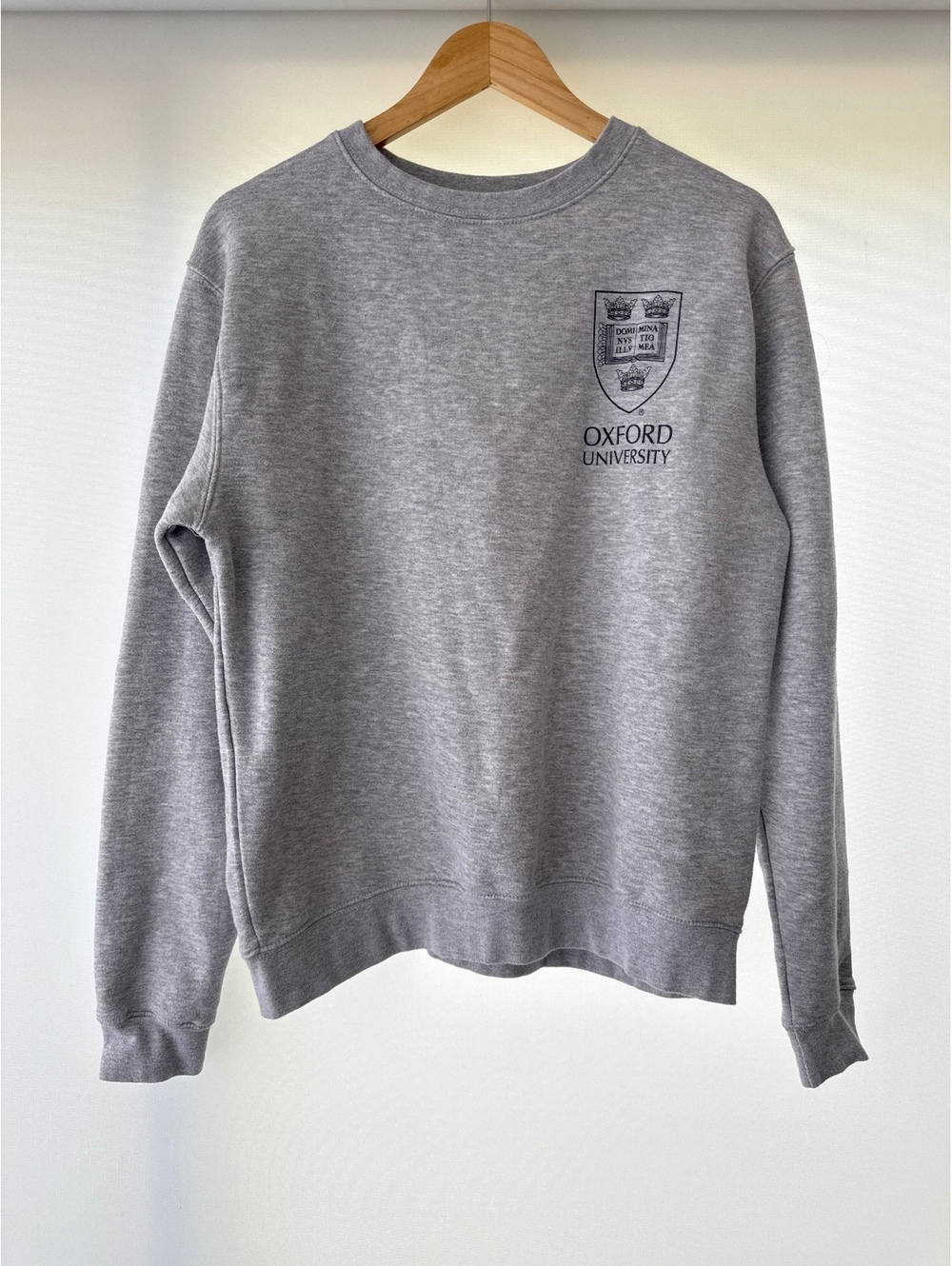 Oxford University Crewneck Sweatshirt Gray Official Merchandise Size Large